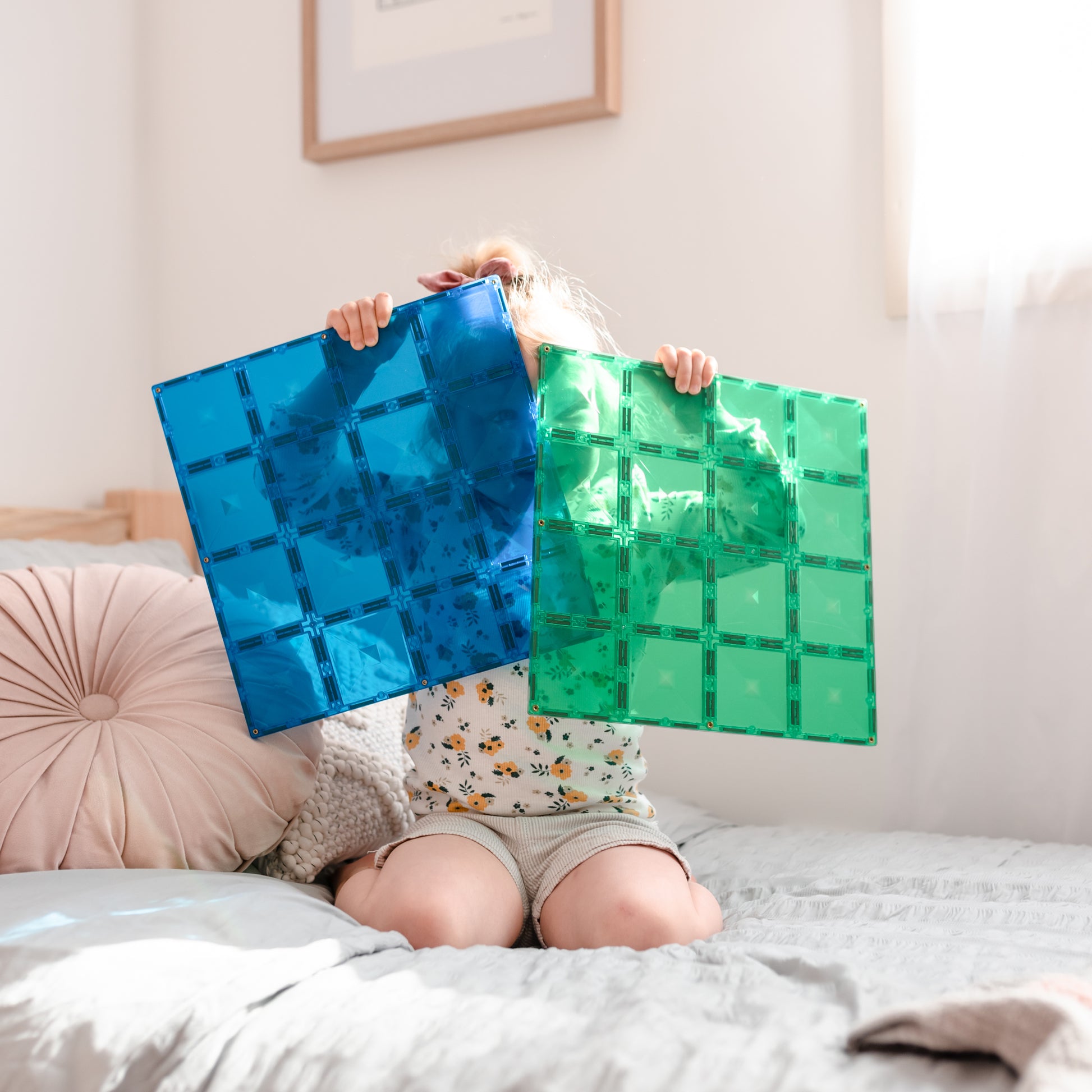 Connetix Magnetic Tiles - 2 Piece Base Plate Pack 