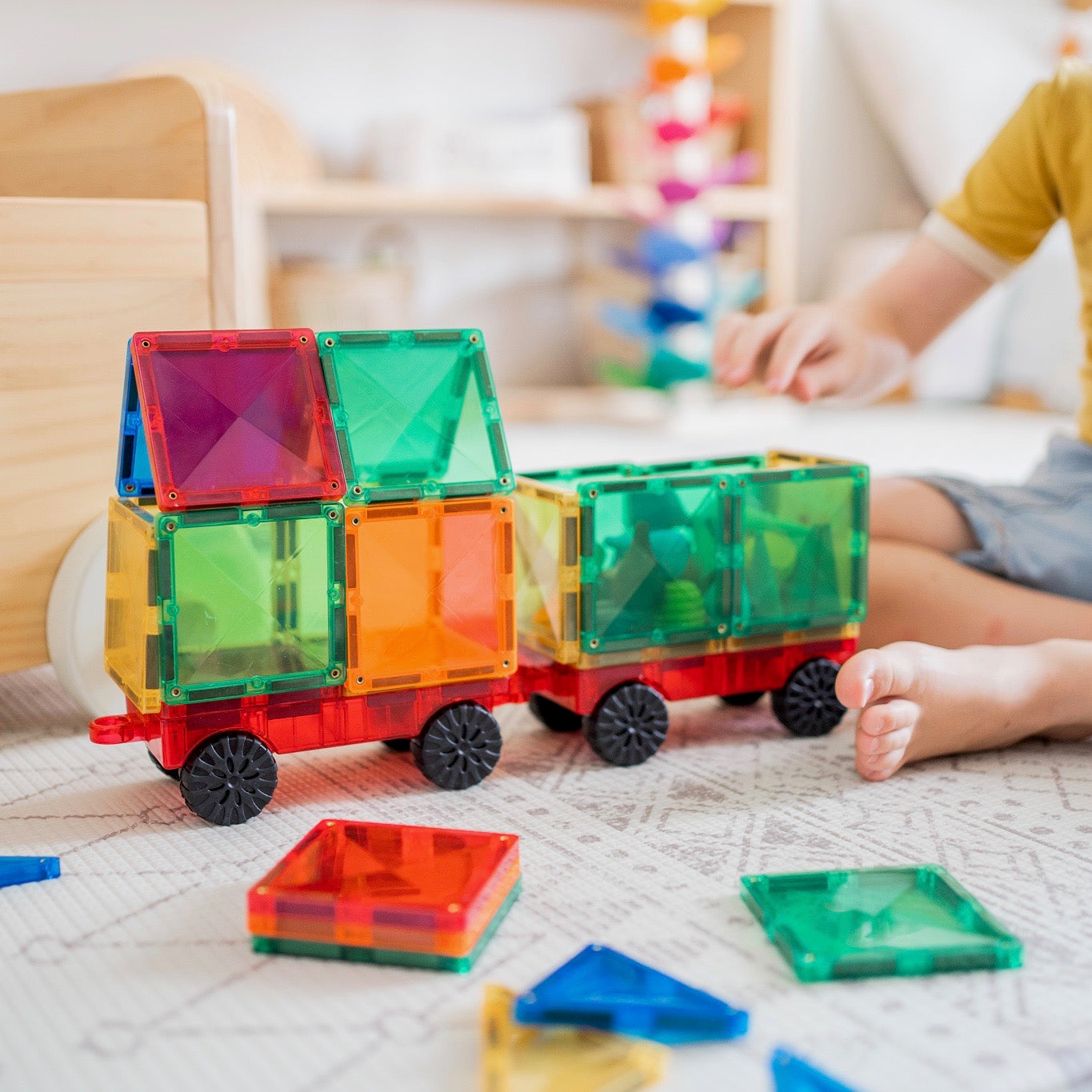 Connetix - Magnetic Tiles - 24 Piece Motion Pack
