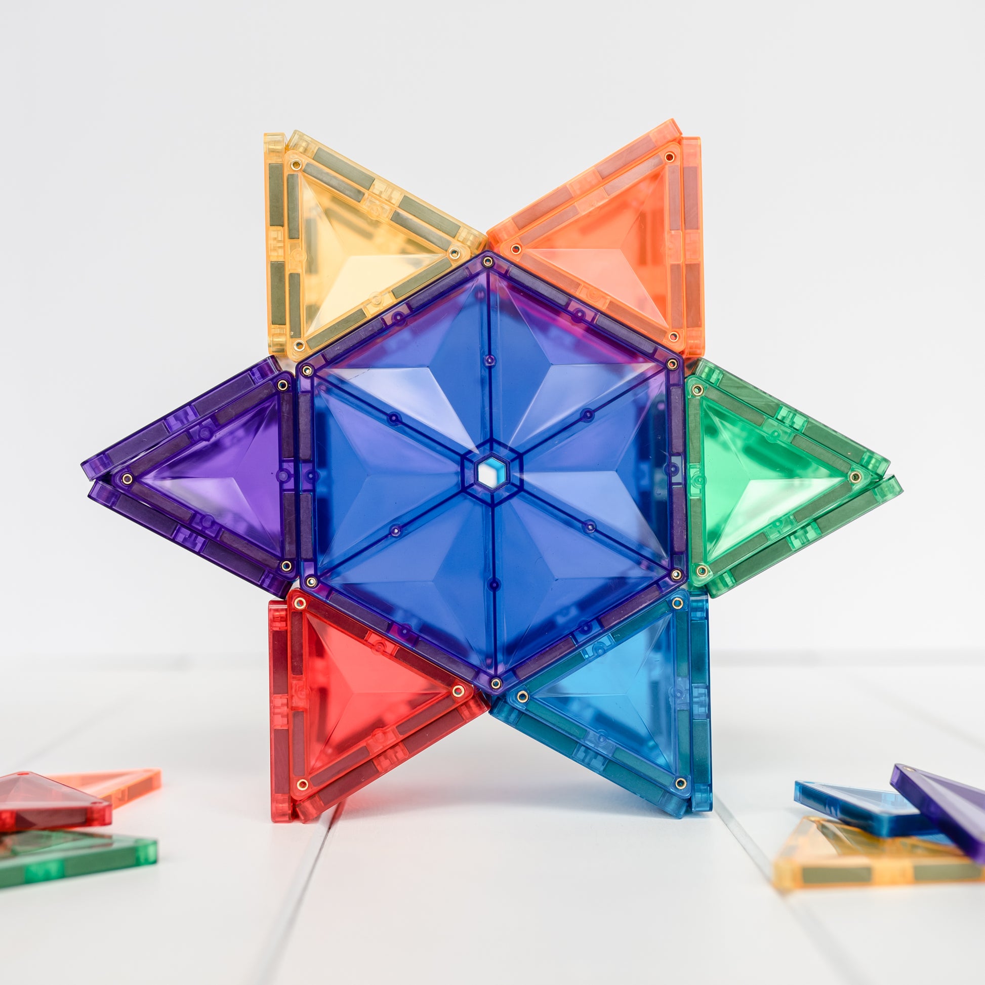 30 Piece Geometry Pack - Connetix Magnetic Tiles