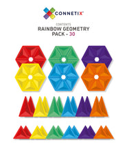 Load image into Gallery viewer, 30 Piece Geometry Pack - Connetix Magnetic Tiles
