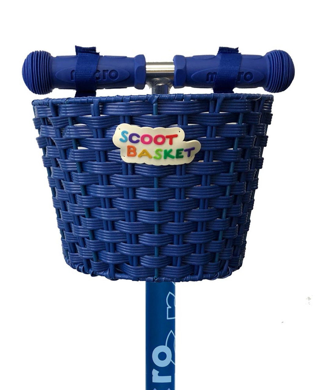 Micro Scoot Basket Blue - Spotty Dot AU