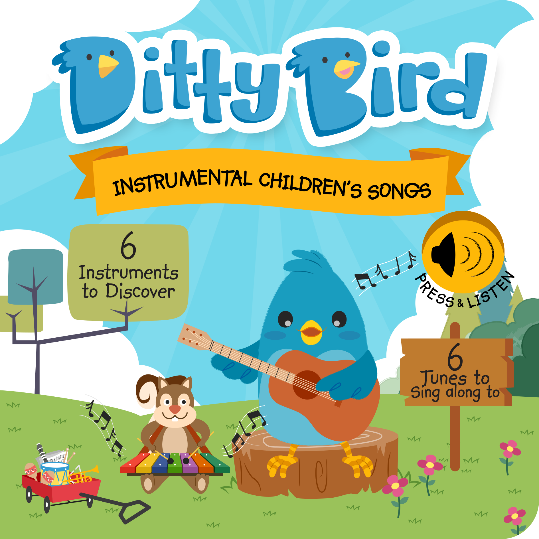 Ditty Bird - Instrumental Children's Songs - Spotty Dot AU