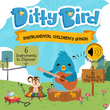 Load image into Gallery viewer, Ditty Bird - Instrumental Children&#39;s Songs - Spotty Dot AU
