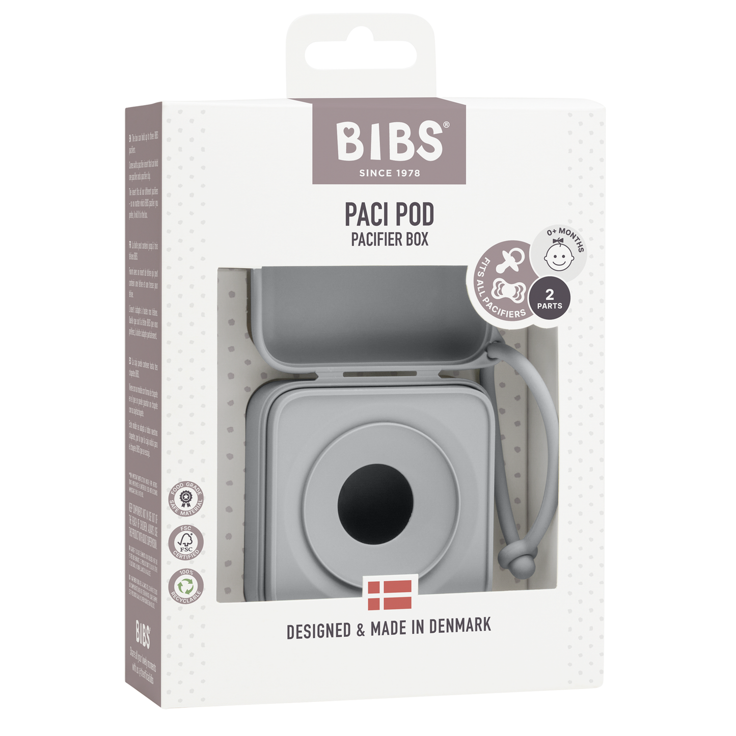 BIBS Paci Pod - Cloud - Spotty Dot AU 