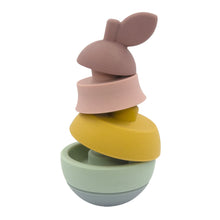 Load image into Gallery viewer, Pear Silicone Stacking Toy - Spotty Dot AU
