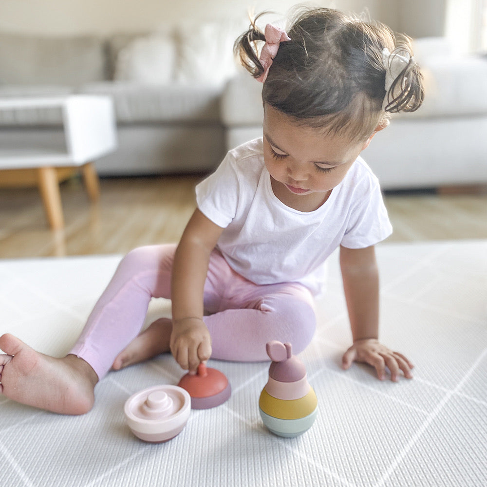 Pear Silicone Stacking Toy - Spotty Dot AU