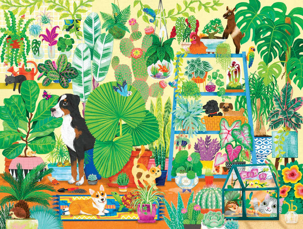 Family Puzzle 500 Piece - Plants & Pets - Spotty Dot AU