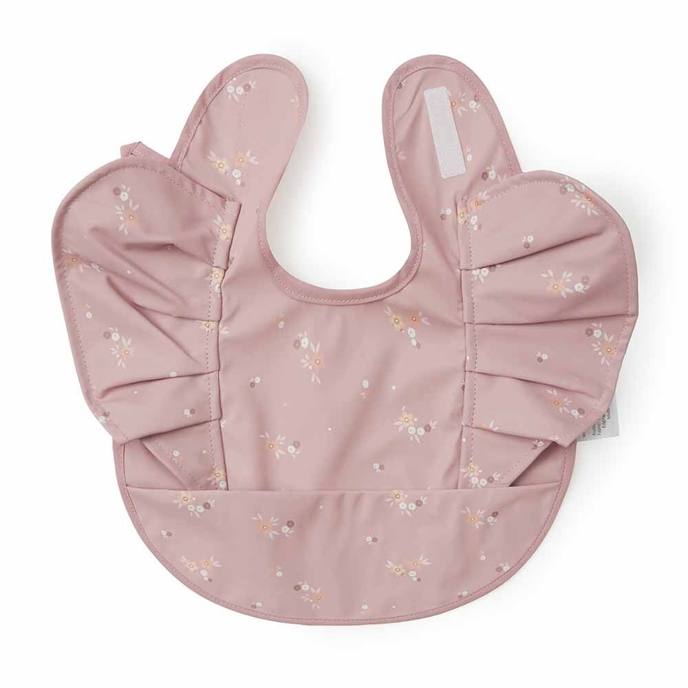 Daisy Waterproof Snuggle Bib - Spotty Dot AU