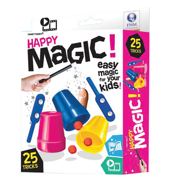 Happy Magic Cup & Ball 25 Tricks - Spotty Dot Toys