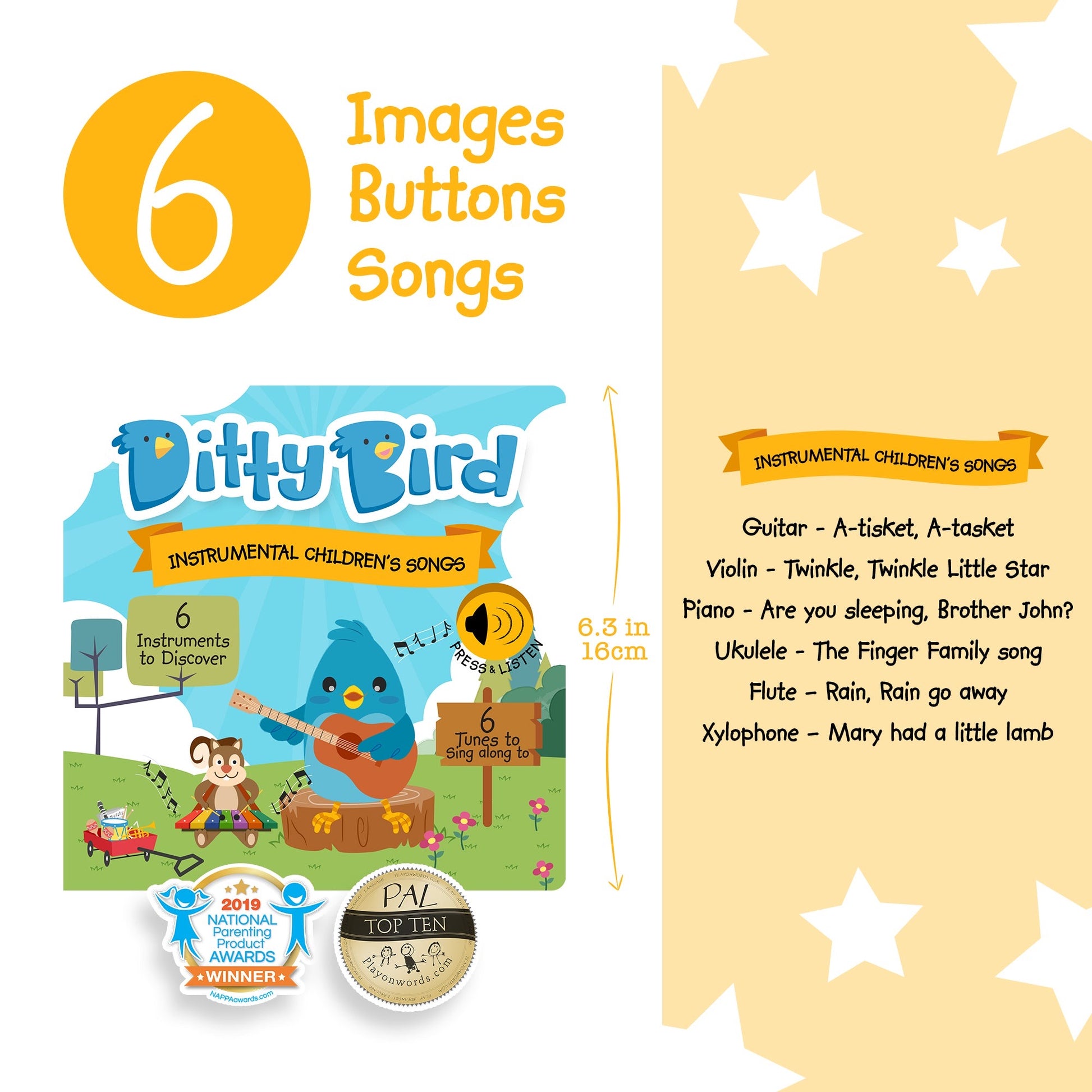 Ditty Bird - Instrumental Children's Songs - Spotty Dot AU