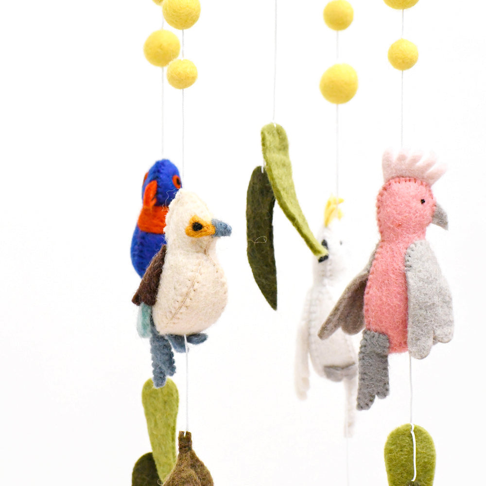 Aussie Birds Felt Mobile - Spotty Dot AU