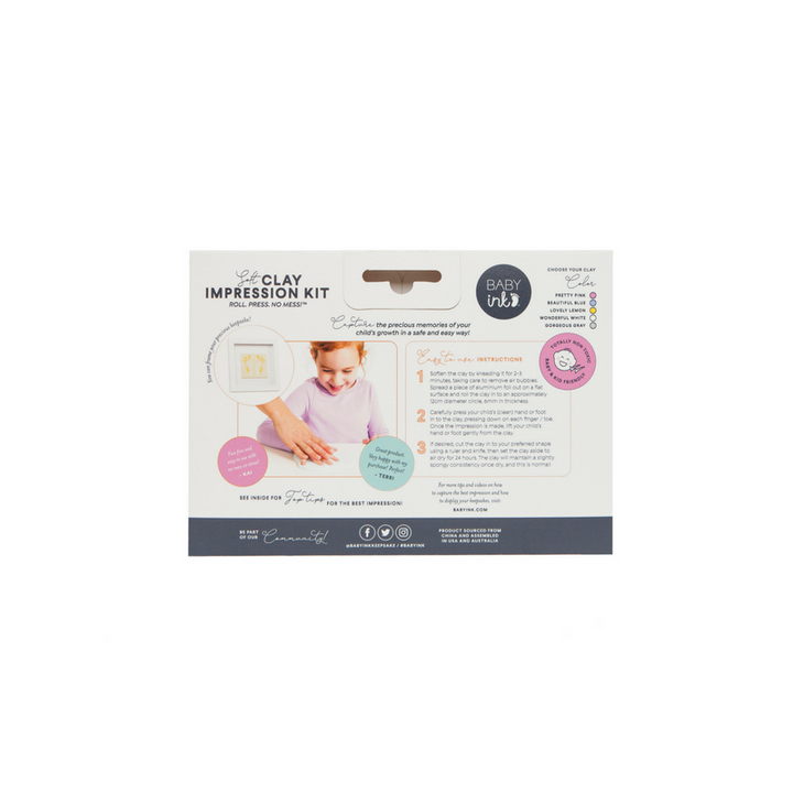 Soft Clay Impression Kit - White - Spotty Dot AU