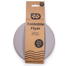 Load image into Gallery viewer, Foldable Flyer Silicone Frisbee - Stone Grey - Spotty Dot Toys
