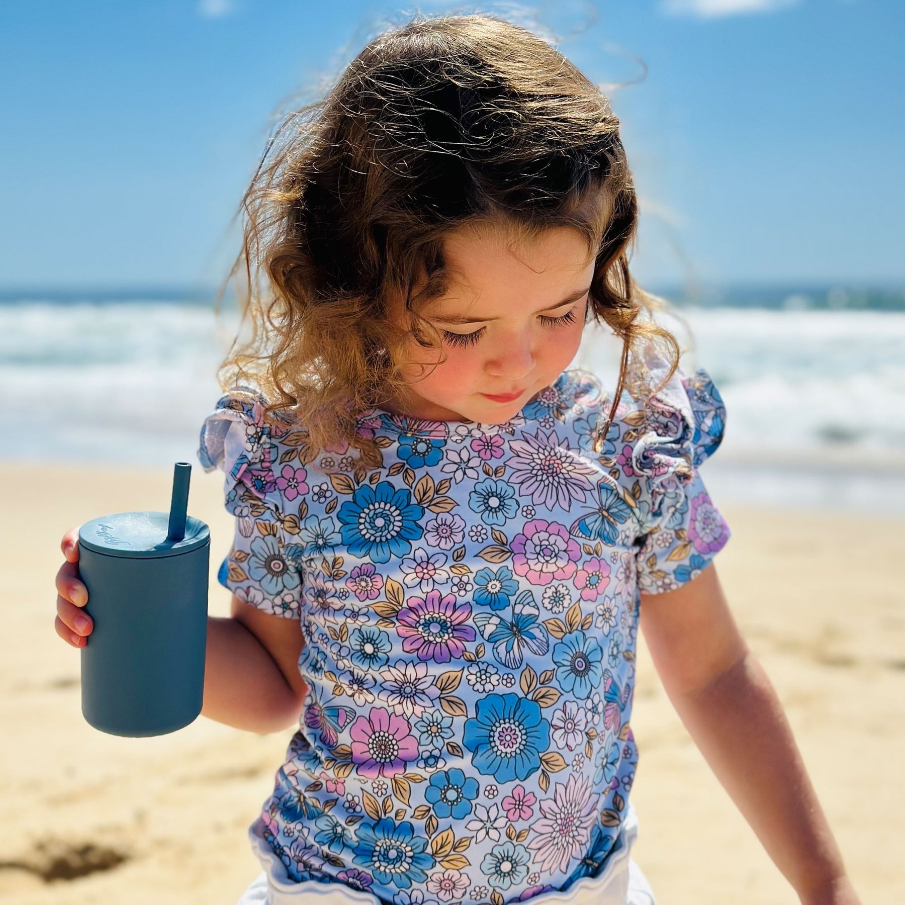 Silicone Sippy Smoothie Cup Spotty Dot 