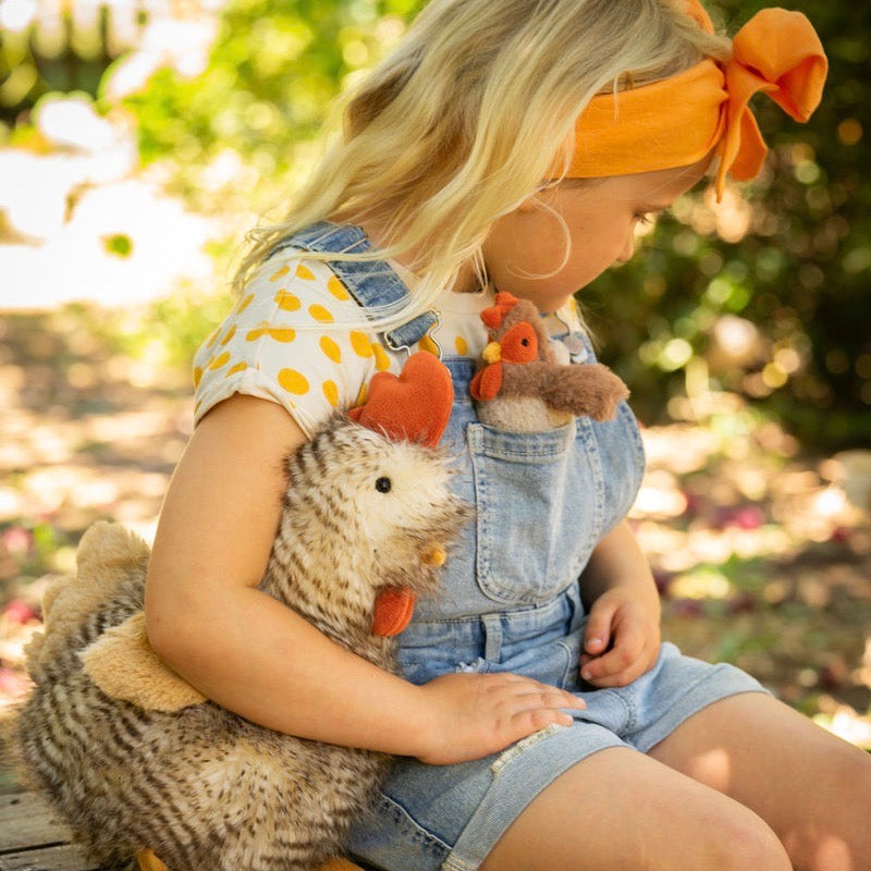 Bubba Rooster Rattle & Rupert the Rooster Spotty Dot Toys