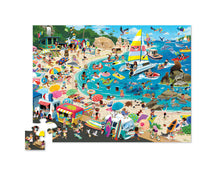 Load image into Gallery viewer, Crocodile Creek - Day at the Museum Puzzle - 48 pieces - Beach 
