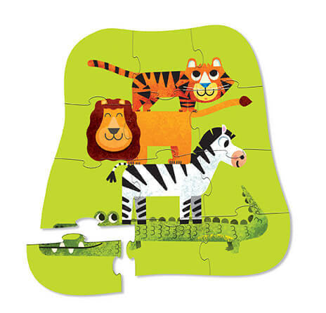 Mini Puzzle Jungle Friends - Spotty Dot AU