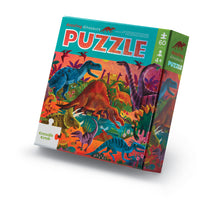 Load image into Gallery viewer, Crocodile Creek - Foil Puzzle - Dazzling Dinosaurs- 60 Pieces
