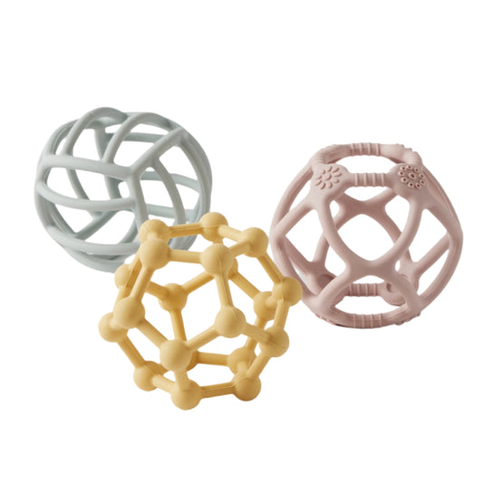 Cedric Steele Silicone Teething Ball - Spotty Dot AU