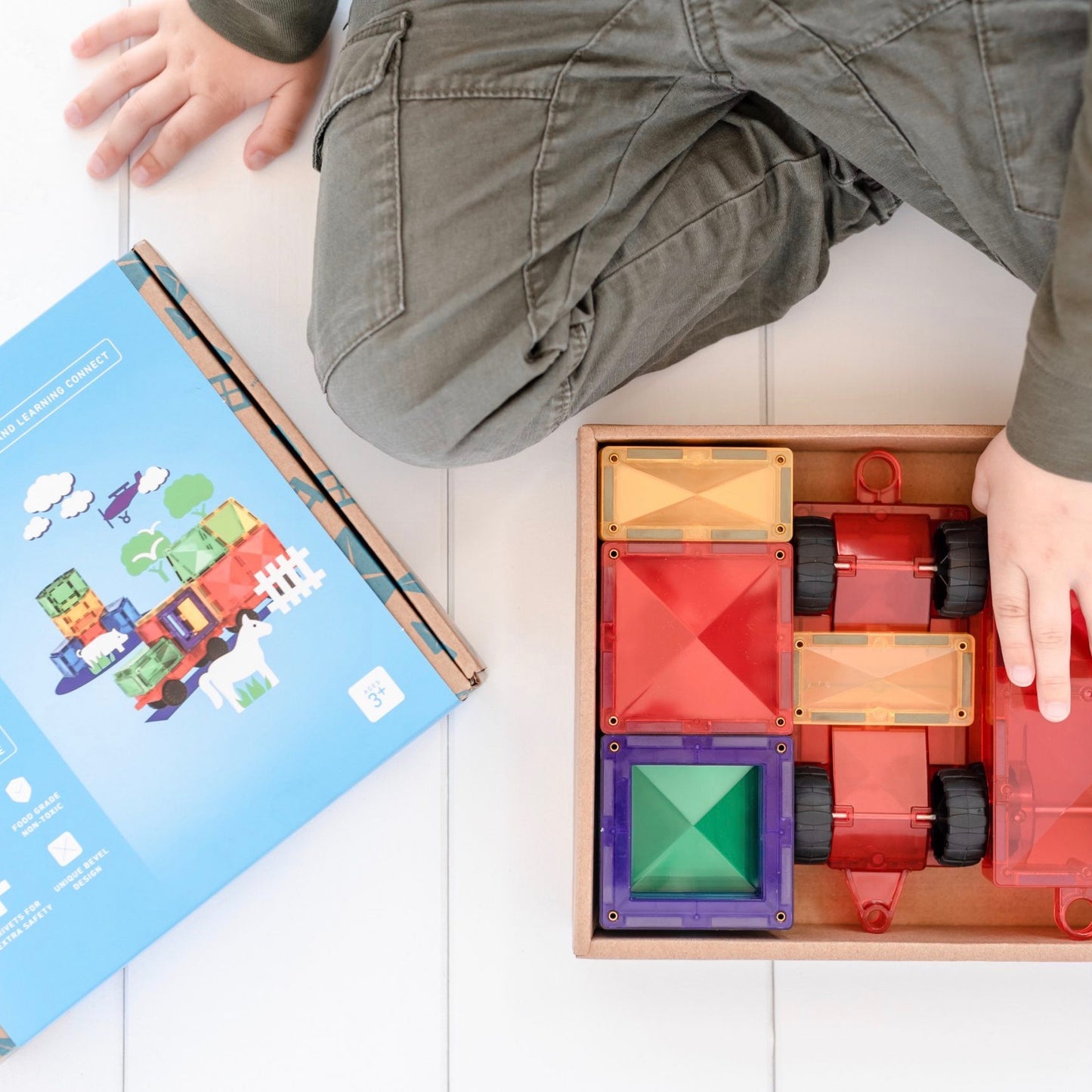 Connetix - Magnetic Tiles - 24 Piece Motion Pack