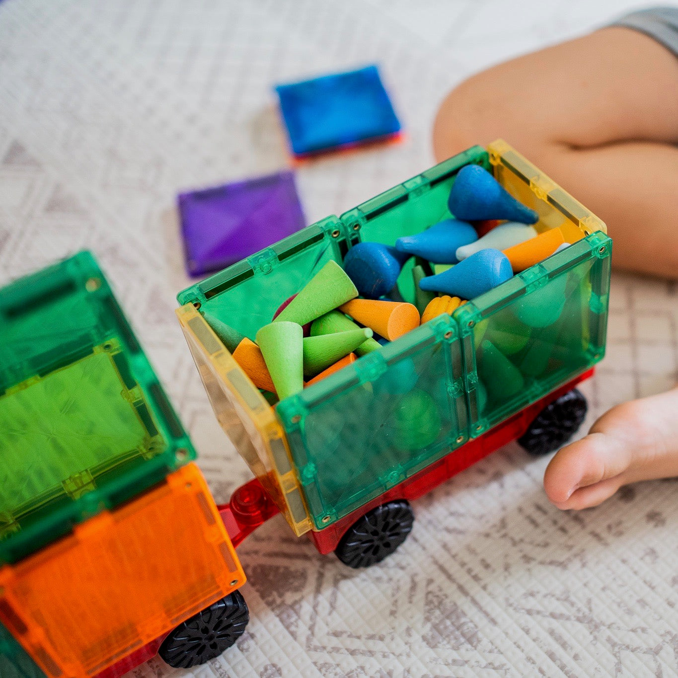 Connetix - Magnetic Tiles - 24 Piece Motion Pack