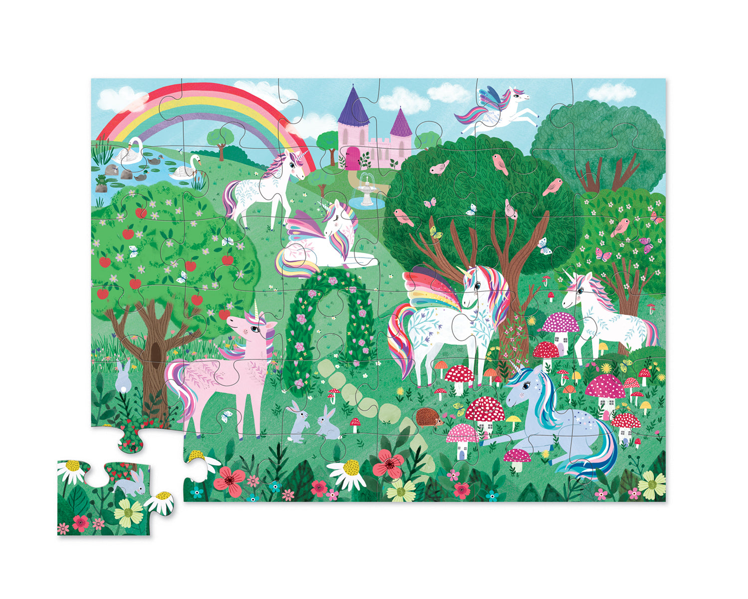 Crocodile Creek - Unicorn Dreams - Classic Floor Puzzle - 36 pieces
