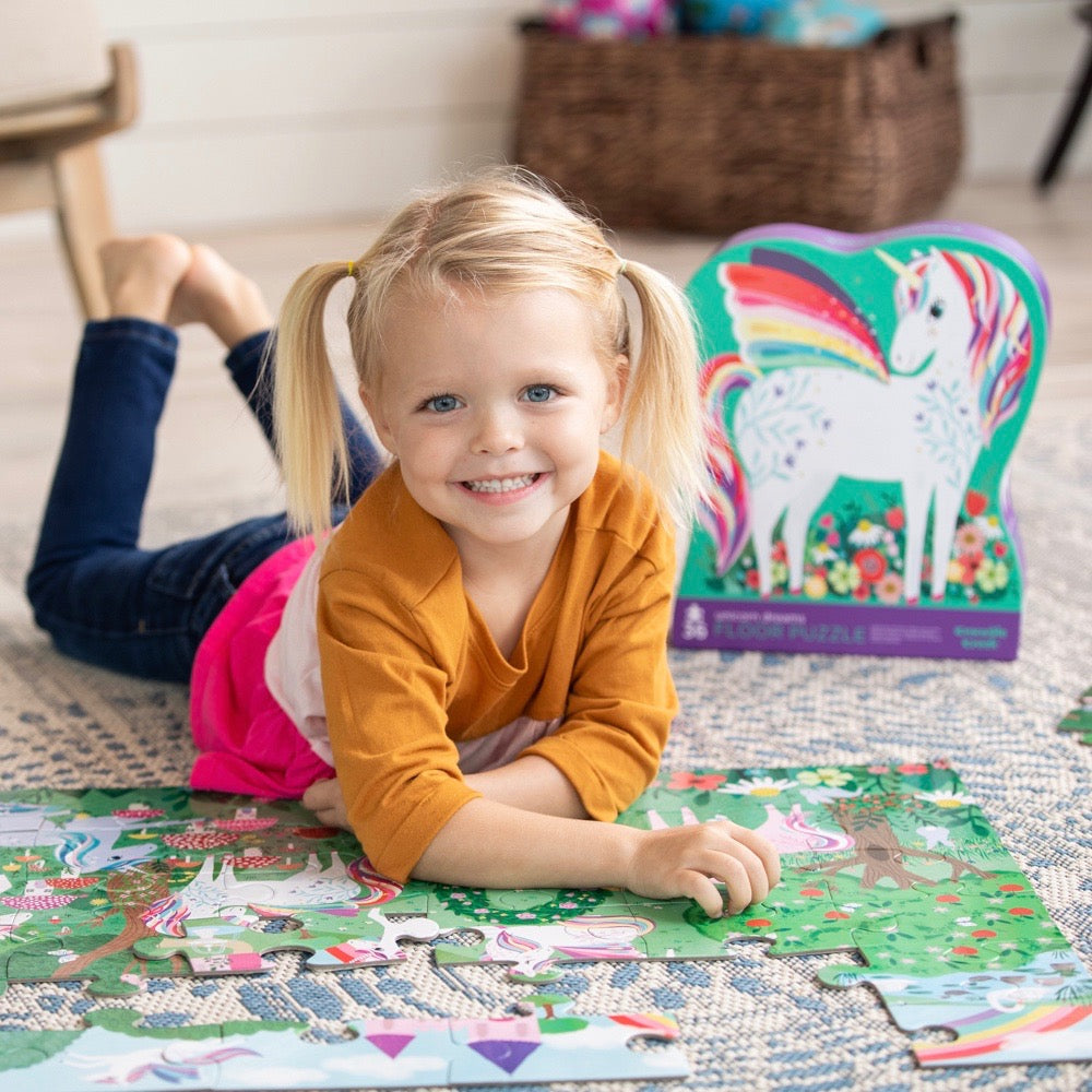 Crocodile Creek - Unicorn Dreams - Classic Floor Puzzle - 36 pieces