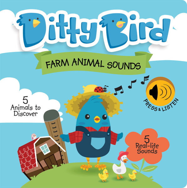 Ditty Bird Farm Animal Sounds - Spotty Dot AU