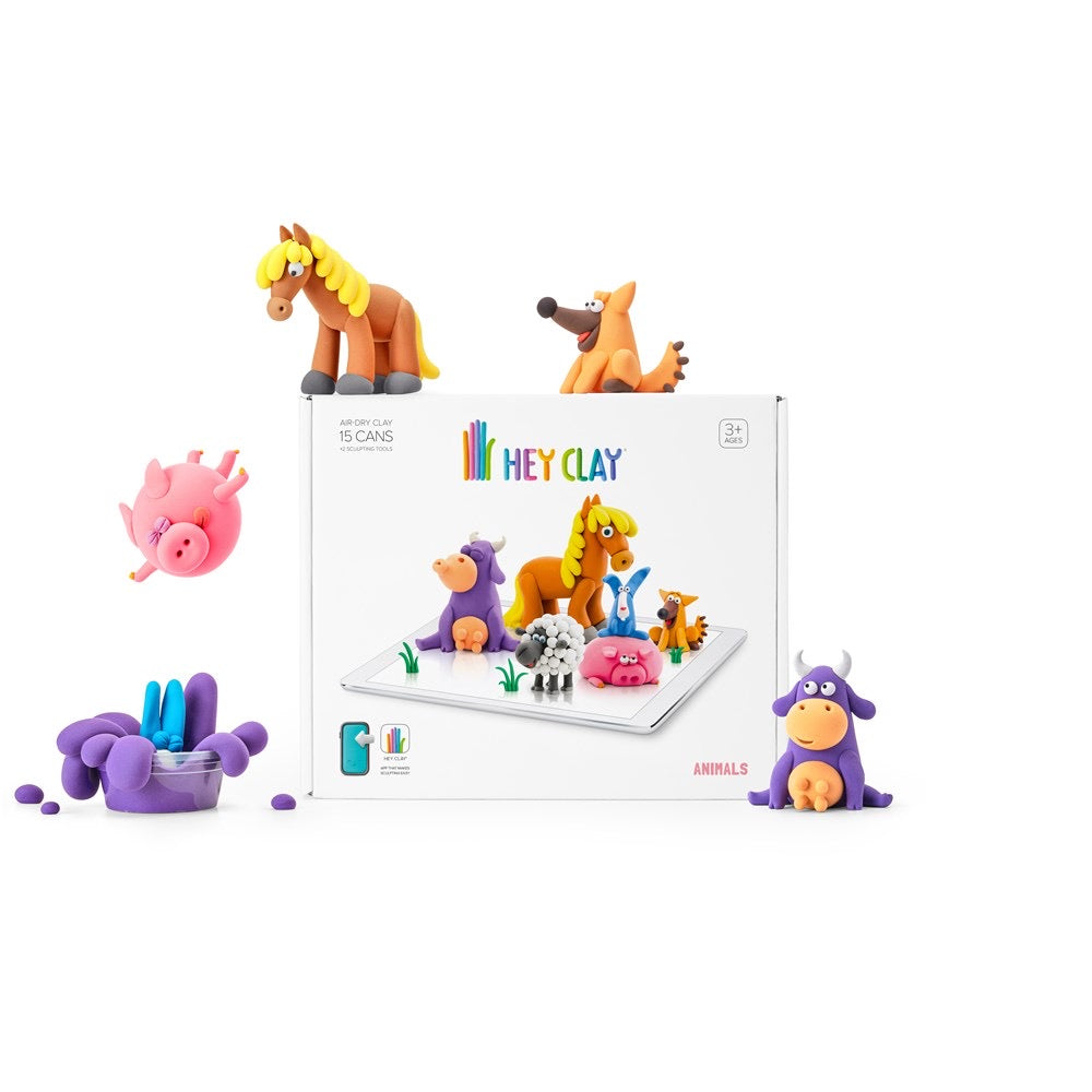 Hey Clay - Animals Air Dry Clay Set - Spotty Dot AU