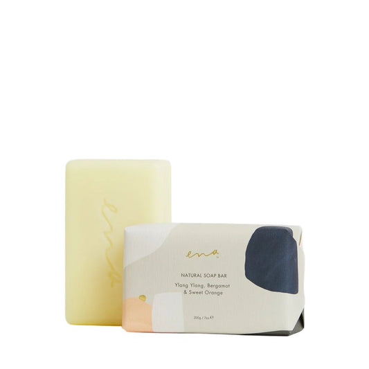 ENA Natural Soap Bar Ylang Ylang Bergamot Sweet Orange Spotty Dot