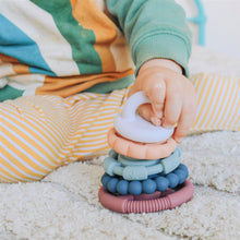 Load image into Gallery viewer, Earth Silicone Stacker - Spotty Dot
