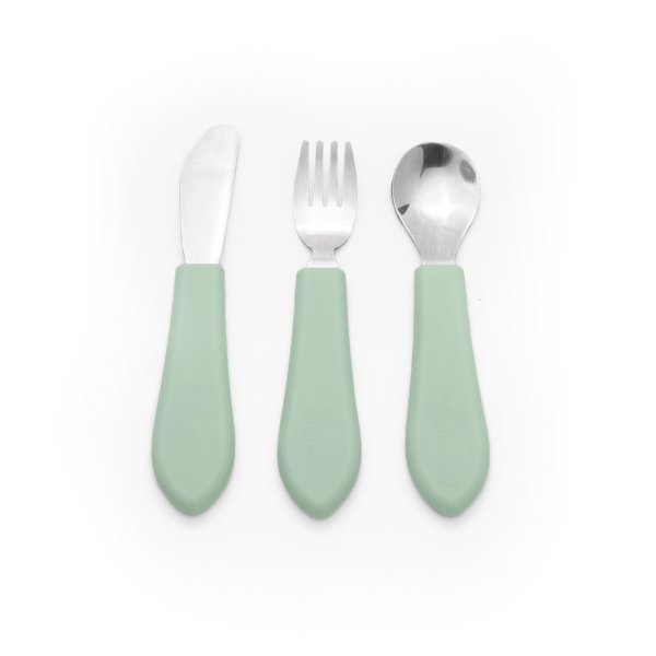 Fancy Cutlery Set - Sage - Spotty Dot AU 