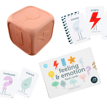 Load image into Gallery viewer, Feeling &amp; Emotions Flash Cards &amp; Feelings Cubes
