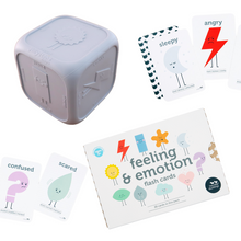 Load image into Gallery viewer, Feeling &amp; Emotions Flash Cards &amp; Feelings Cubes
