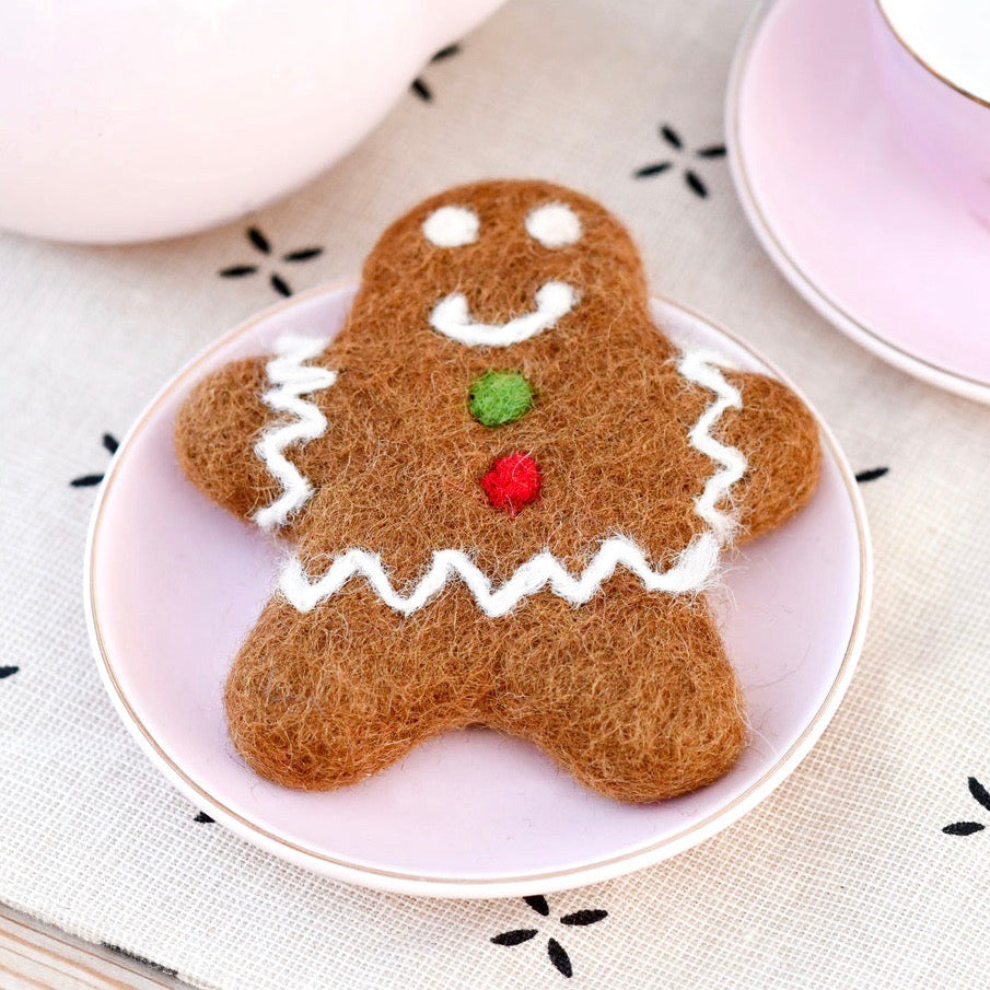 Felt Gingerbread Man - Spotty Dot AU