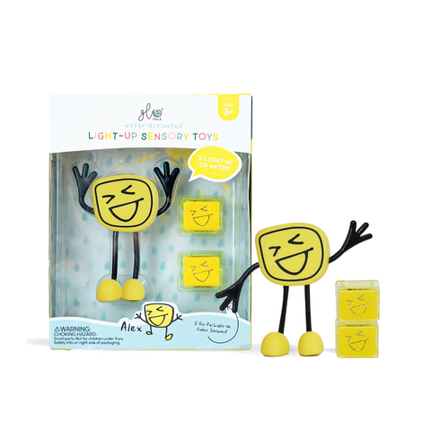 Glo Pals Alex Yellow - Spotty Dot AU