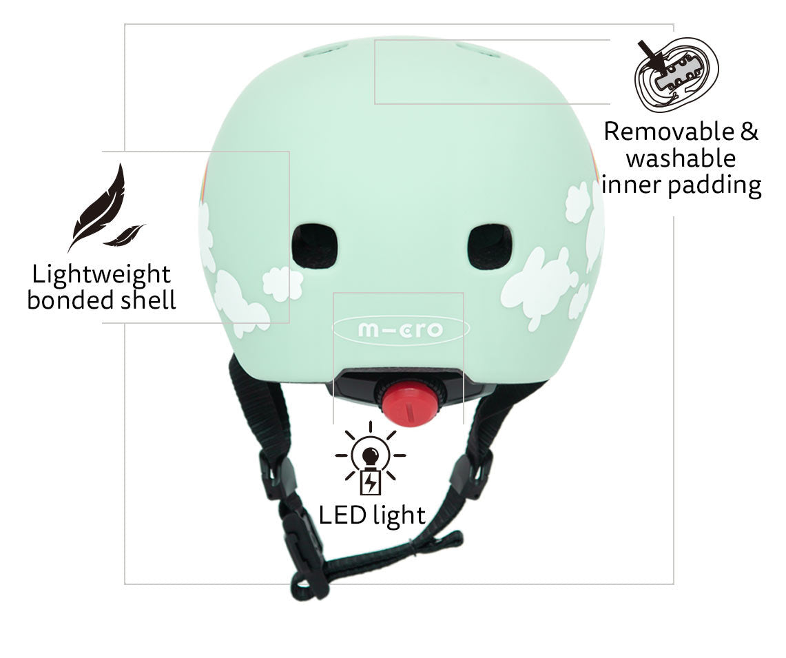 Micro Kids Scooter Helmet - Spotty Dot 