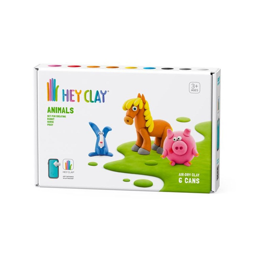 Hey Clay Medium Animals Set - Spotty Dot Toys