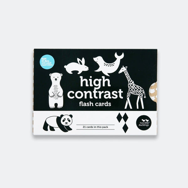 High Contrast Flash Cards by Two Little Ducklings