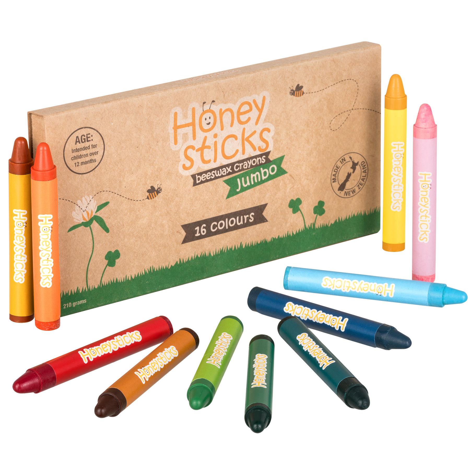Honeysticks Jumbo Crayons Spotty Dot Toys