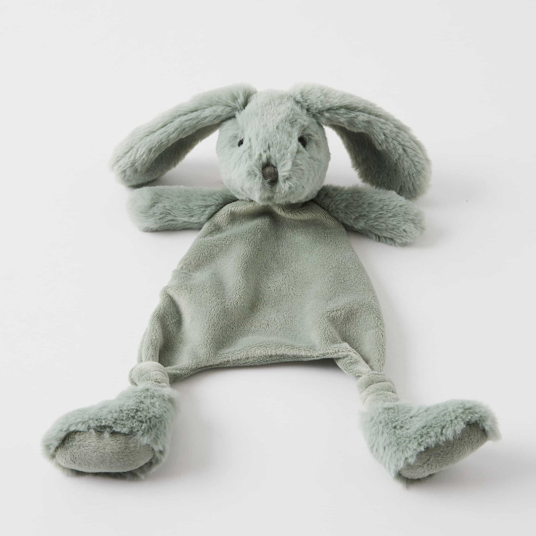 Bunny Comforter Plush Sage - Spotty Dot AU