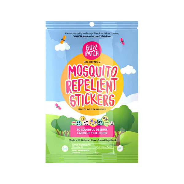 Buzz Patch - 60 Natural Mosquito Repellent Stickers - Spotty Dot AU