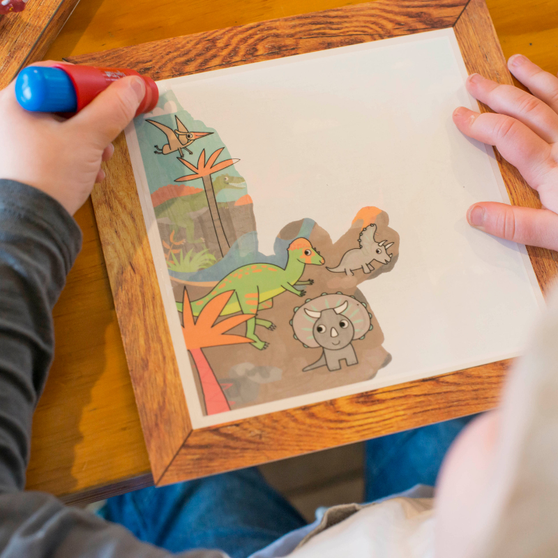 Magic Painting World - Dinosaurs - Spotty Dot AU 