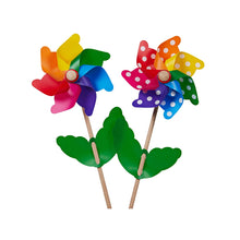 Load image into Gallery viewer,  Mezzo UV stabilised outdoor Garden WHIRLY Windmill Pinwheel - Spotty Dot AU

