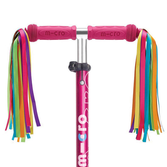 Micro Scooter Handle Bar Ribbons Neon  Spotty Dot  