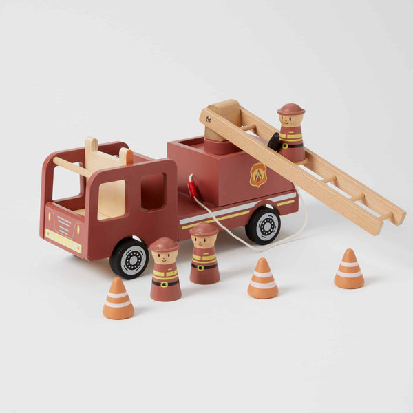 Wooden Fire Truck Set - Spotty Dot AU