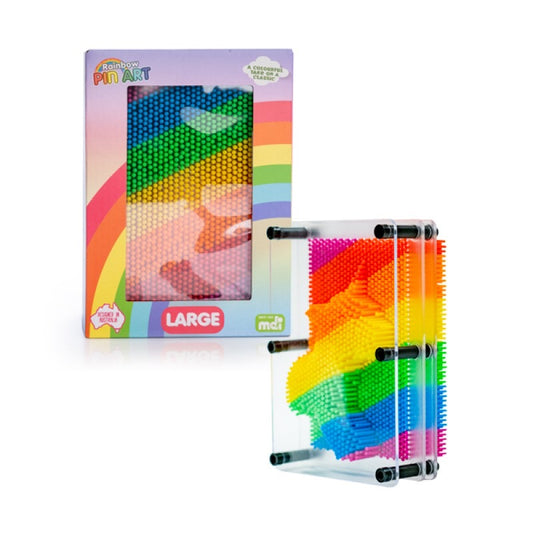 Rainbow Pin Art - Large - Spotty Dot AU