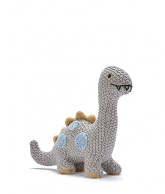 Otto Dinosaur Rattle - Spotty Dot Toys