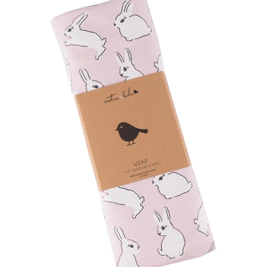 Pink Bunny Easter Baby Swaddle 