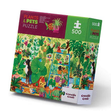 Load image into Gallery viewer, Family Puzzle 500 Piece - Plants &amp; Pets - Spotty Dot AU
